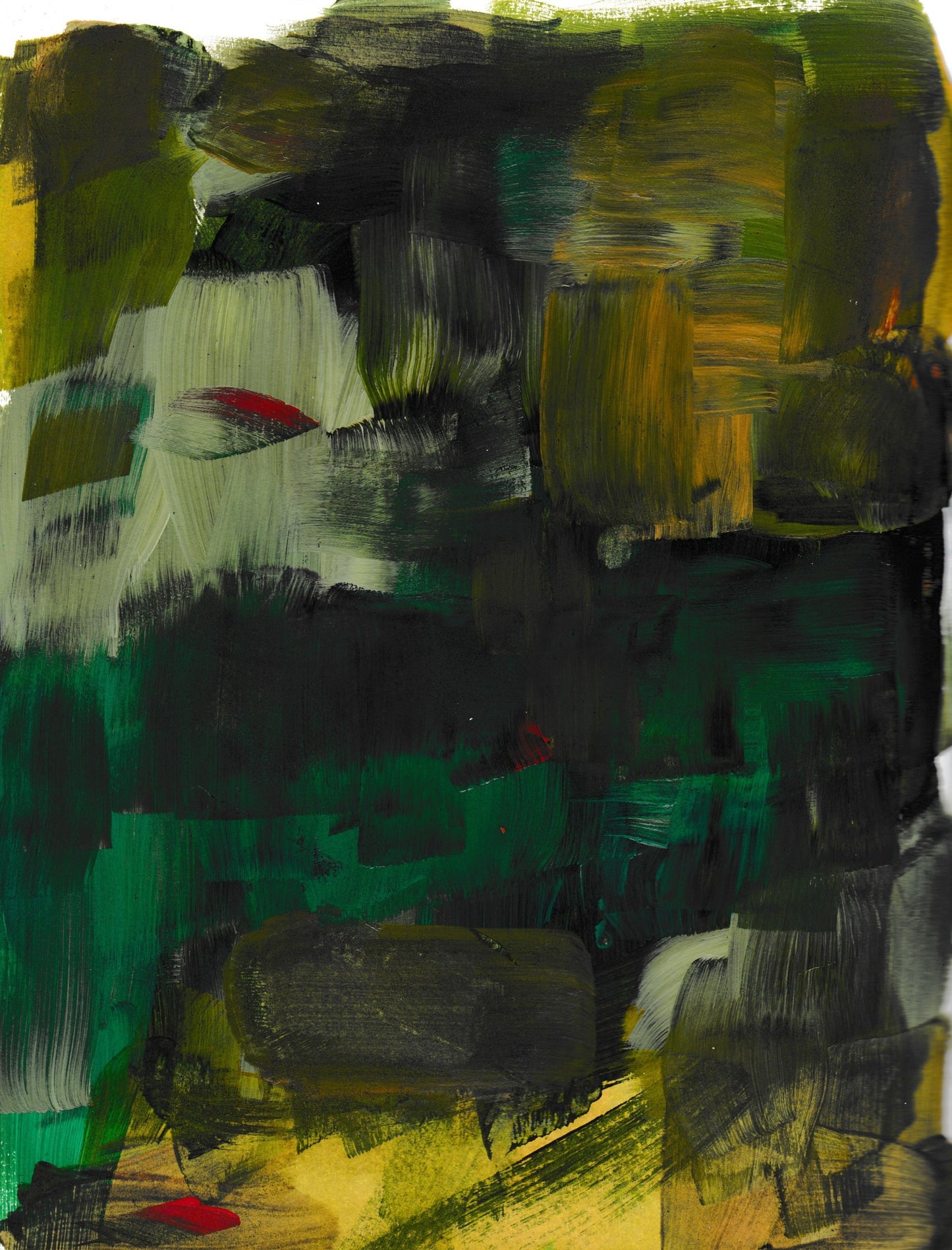 green accent, mustard accents, jessyjones, original artwork